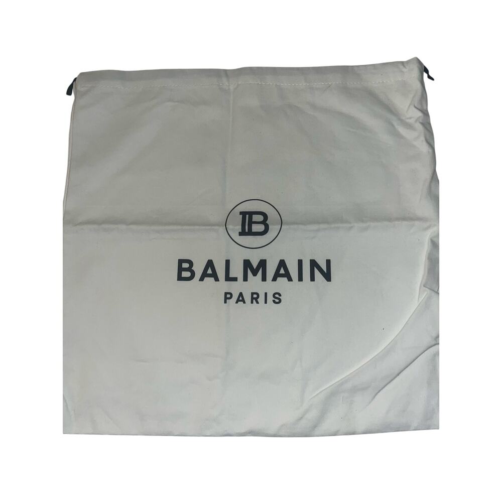 Balmain paris black and white dust bag